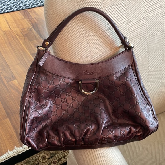 Burgundy Gucci handbag - Picture 2 of 4